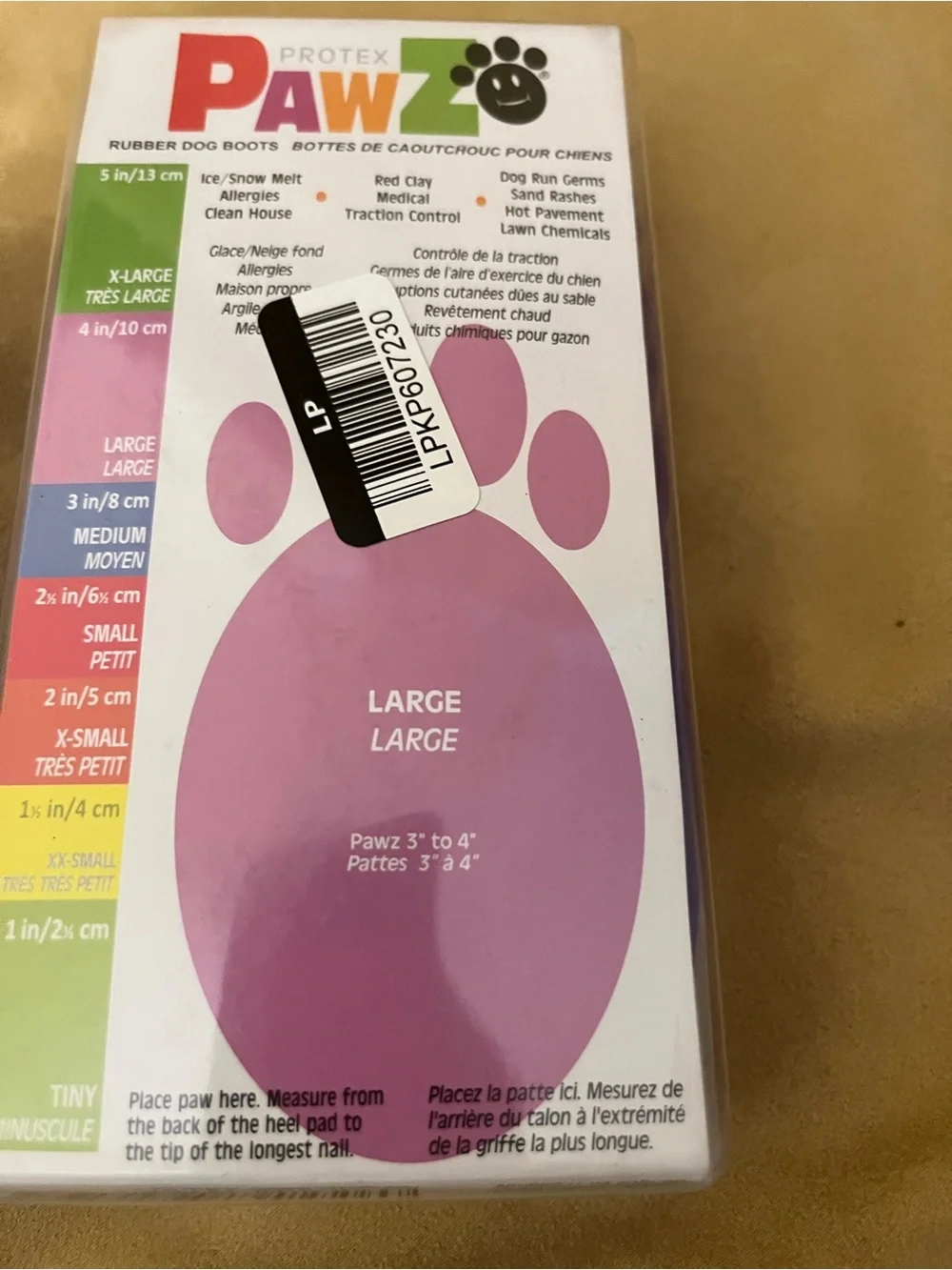 PawZ Rubber Dog Boots